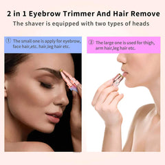 2-in-1 Electric Hair Remover and Trimmer