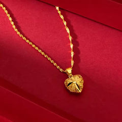 18K Gold Plated Heart Necklace – A Spark of Elegance & Emotion
