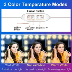 10 Bulb LED Vanity Mirror Lights