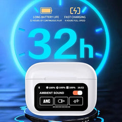A9 Airpods Pro 2 100% ANC ENC Touch Screen