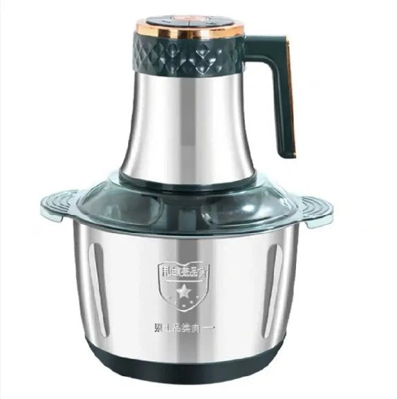 3 Liter Stainless Electric Meat Chopper Vegetable Grinder - Free Delivery
