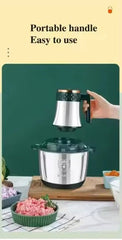 3 Liter Stainless Electric Meat Chopper Vegetable Grinder - Free Delivery